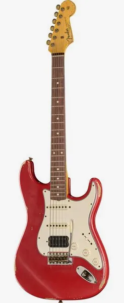 Fender 61 Strat DAR Relic HSS MBAH framifrån