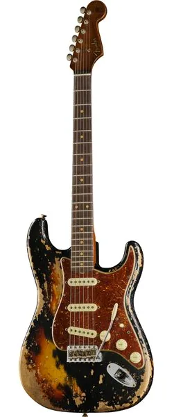 Fender 61 Strat Roasted ABCS SH Relic framifrån