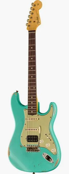 Fender 61 Strat SFG Relic HSS MBAH framifrån