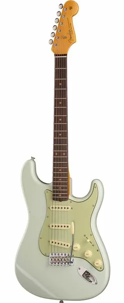 Fender 62 Poblano Strat Jmr ASB framifrån