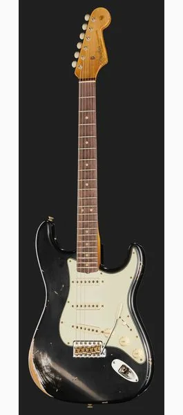 Fender 63 Strat ABLK Heavy Relic, detalj 2