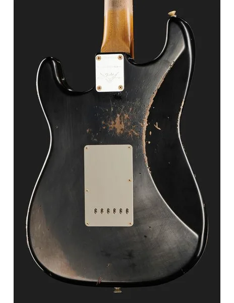 Fender 63 Strat ABLK Heavy Relic, detalj 5