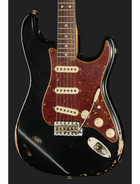 Fender 63 Strat Black Relic, detalj 4