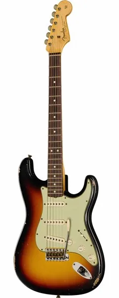 Fender 63 Strat Relic 3TSB MBDB framifrån