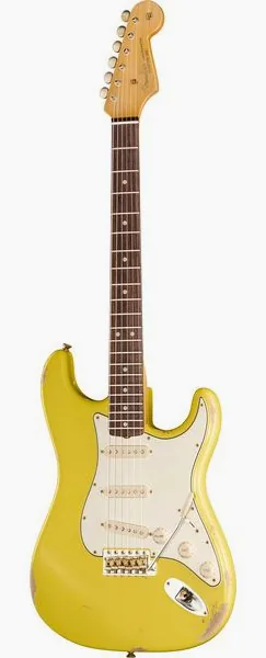 Fender 63 Strat Relic GRY MBDB framifrån