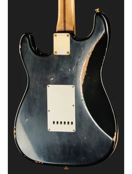 Fender 63 Strat RW Black Relic HSS, detalj 5