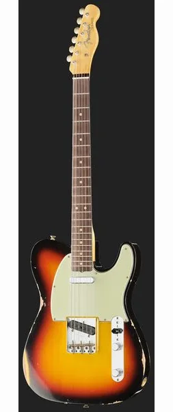 Fender 63 Tele Relic 3-Tone Sunburst, detalj 2