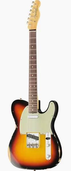 Fender 63 Tele Relic 3-Tone Sunburst framifrån