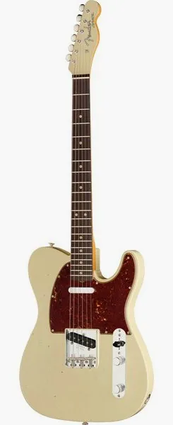 Fender 63 Telecaster V White JM LTD framifrån