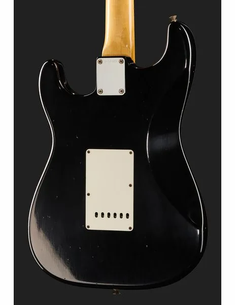 Fender 65 Strat BLK Journeyman Relic, detalj 5