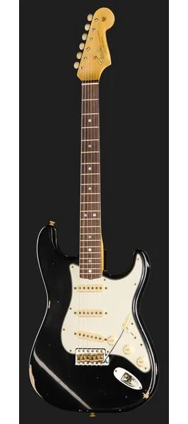 Fender 65 Strat BLK Relic, detalj 2
