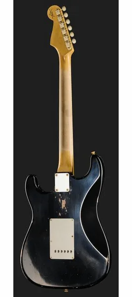 Fender 65 Strat BLK Relic, detalj 3