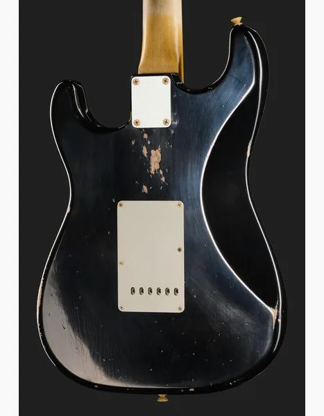 Fender 65 Strat BLK Relic, detalj 5