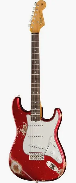 Fender 65 Strat CAR Heavy Relic framifrån