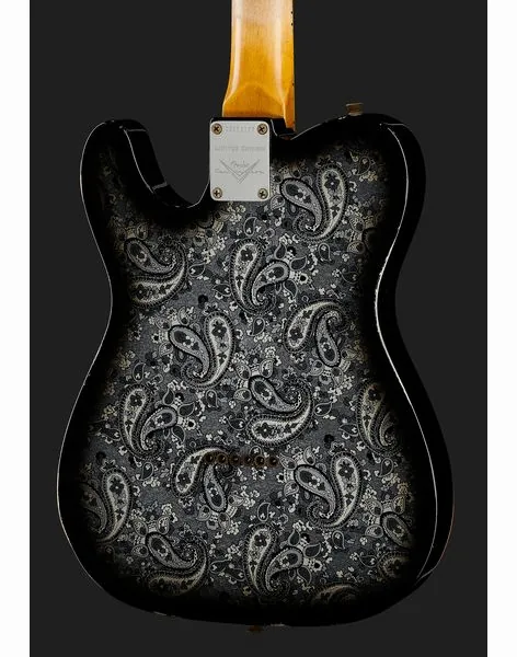 Fender 68 Tele Black Paisley Relic, detalj 5