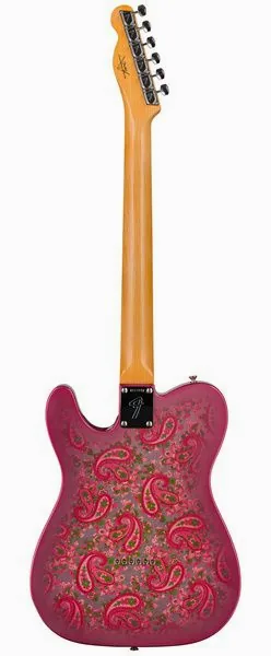Fender 68 Tele Pink Paisley NOS, detalj 2