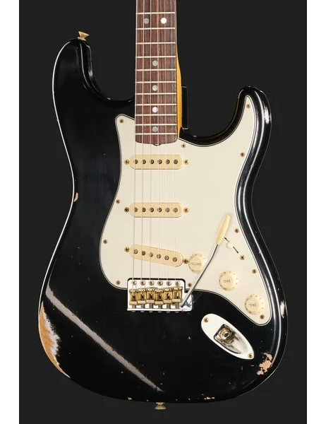 Fender 69 Strat BLK Relic, detalj 4