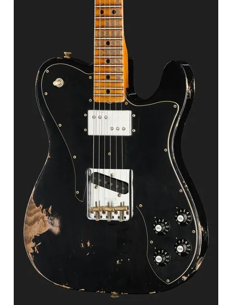 Fender '70s Tele Custom Black HR LTD, detalj 4