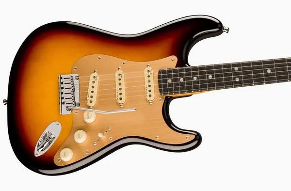 Fender Am Ultra II Strat EB UBST, detalj 4
