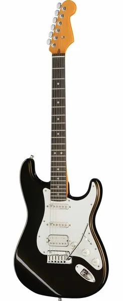 Fender Am Ultra II Strat HSS EB TXT framifrån