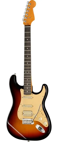 Fender Am Ultra II Strat HSS EB UBST framifrån