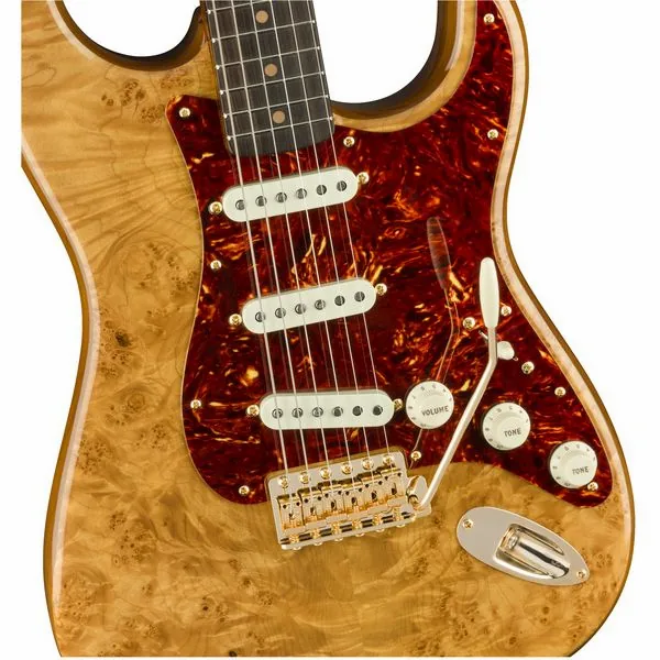 Fender Artisan Maple Burl Strat AN, detalj 3
