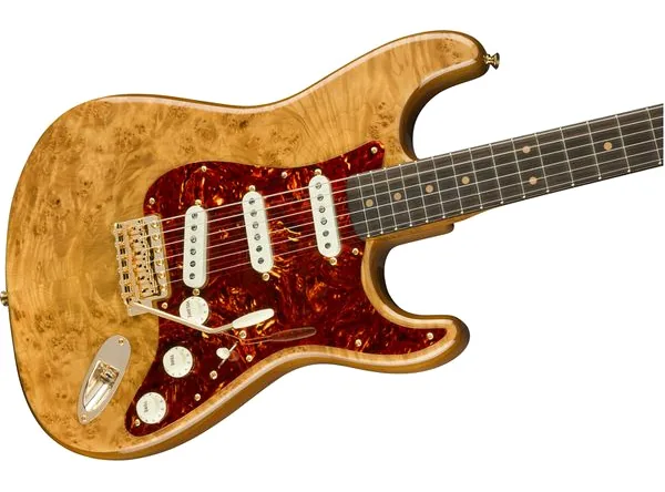 Fender Artisan Maple Burl Strat AN, detalj 4