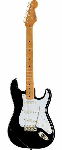 Squier CV 50s Strat MN BK framifrån