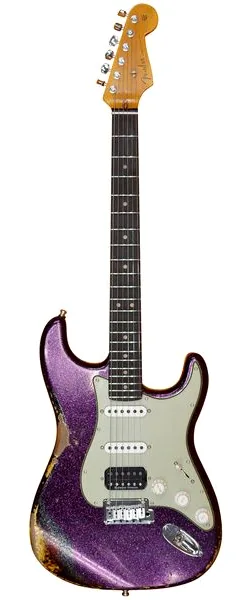 Fender Custom Deluxe Strat HB-S1 MGSP framifrån