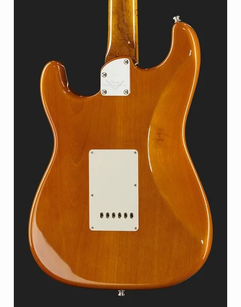 Fender Elite Strat MN QMT Tiger Eye, detalj 5