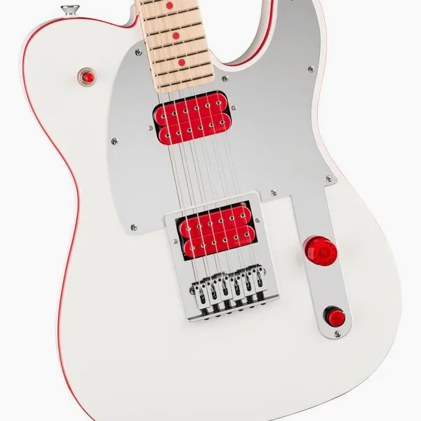 Fender John 5 Ghost Tele WHT, detalj 4