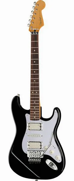Fender LTD 50th Dave Murray Strat BLK framifrån