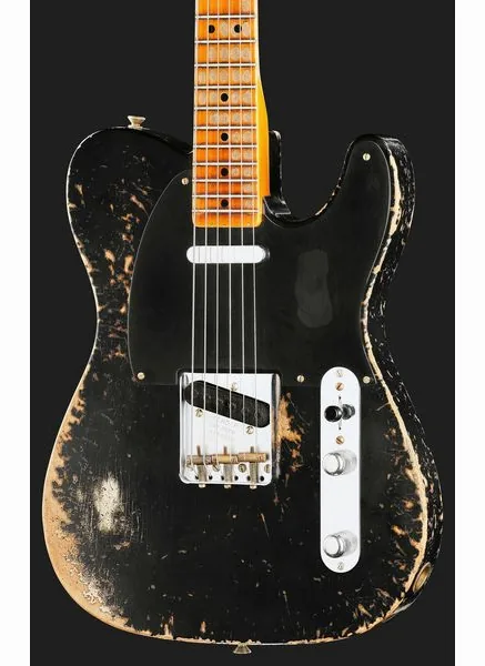 Fender LTD 52 Tele Aged Black SHRelic, detalj 4