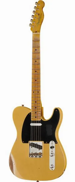 Fender 53 TELE Relic AN Blonde framifrån