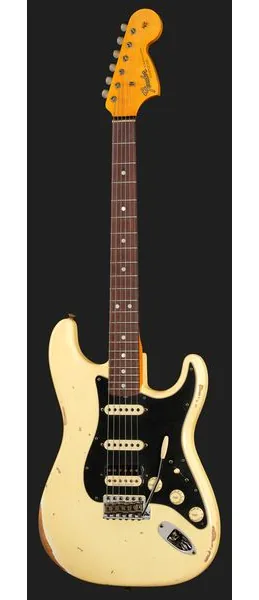 Fender LTD 67 Strat HSS Vintage White, detalj 2