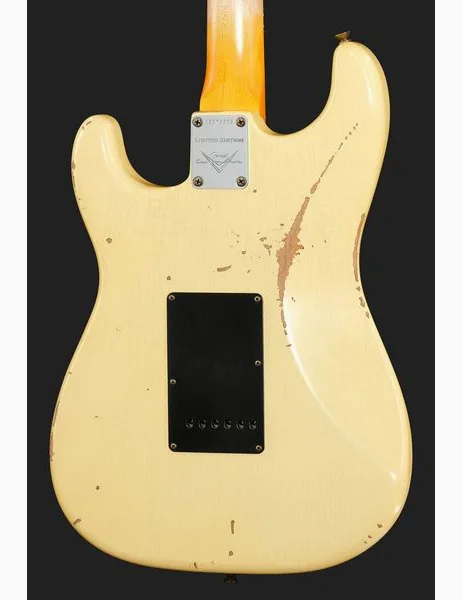 Fender LTD 67 Strat HSS Vintage White, detalj 5