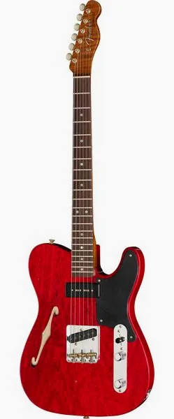 Fender LTD P90 Korina Tele Jmr ACT framifrån