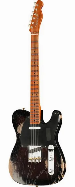 Fender LTD Roasted Reverse 50s Tele B framifrån
