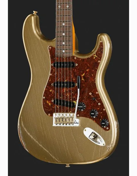 Fender LTD Roasted Strat Relic SG, detalj 4