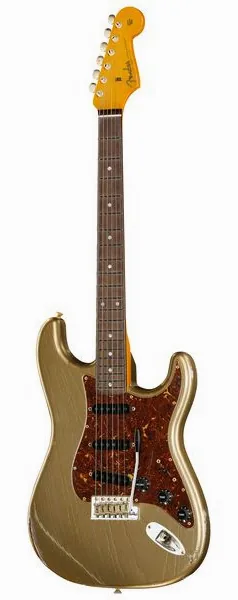 Fender LTD Roasted Strat Relic SG framifrån