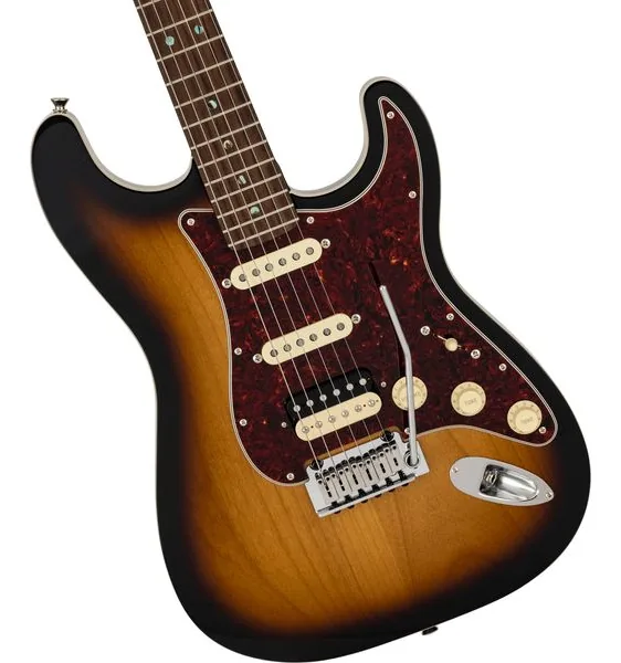 Fender MIJ Act Modern Strat HSS 2TS, detalj 3