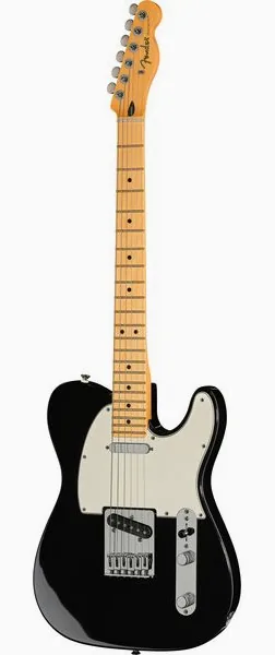 Fender Player II Tele MN BLK framifrån
