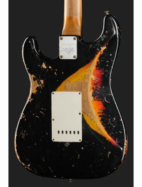 Fender Roasted '61 Strat ABLK/3TSB, detalj 5