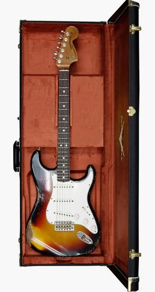 Fender Roasted Pro Strat HR 3TSB framifrån