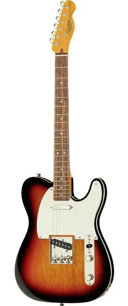 Squier CV 60s Custom Tele 3-SB framifrån