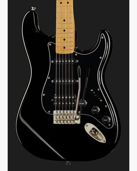 Squier CV 70s Strat HSS MN BLK, detalj 4