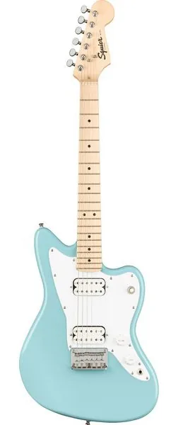 Squier Mini Jazzmaster MN DBL framifrån