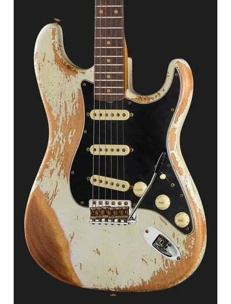 Fender Strat Roasted Dual-Mag OW LTD, detalj 4