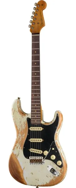 Fender Strat Roasted Dual-Mag OW LTD framifrån