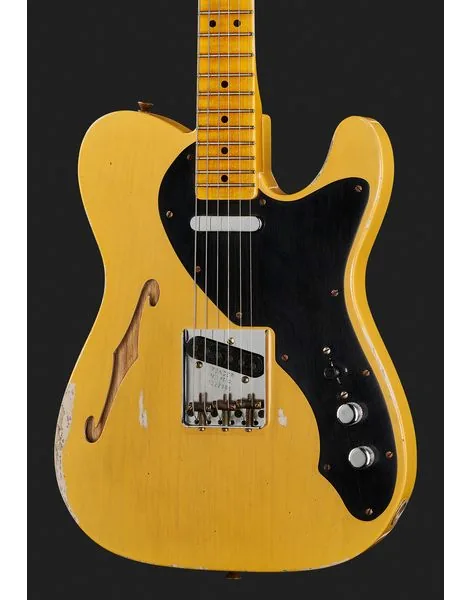 Fender Tele Blackguard Thinline Relic, detalj 4